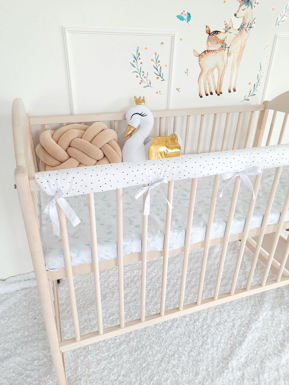 Cotton Rail Cover: Protect Your Baby's Crib in Style