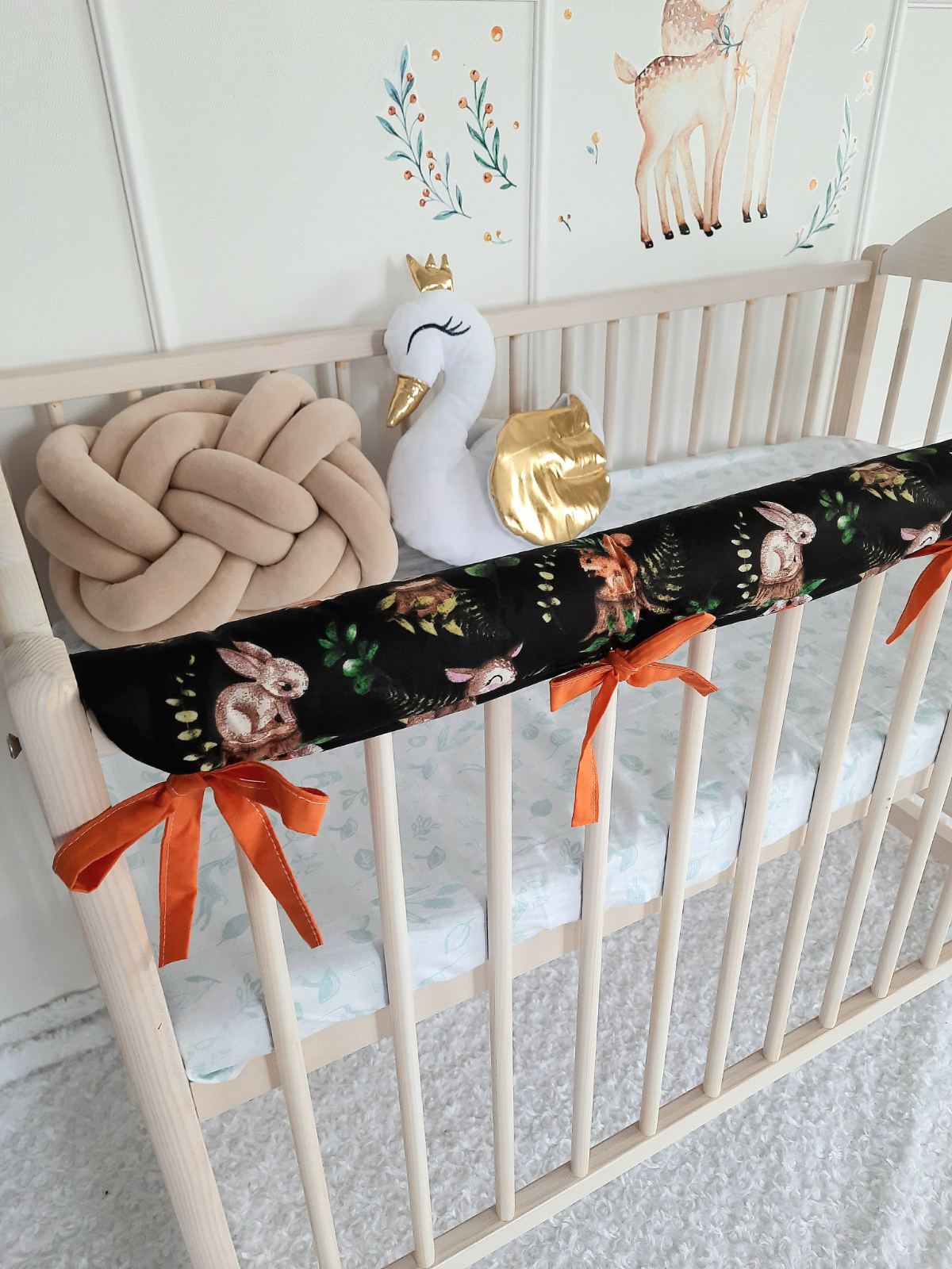 Cotton Rail Cover: Protect Your Baby's Crib in Style