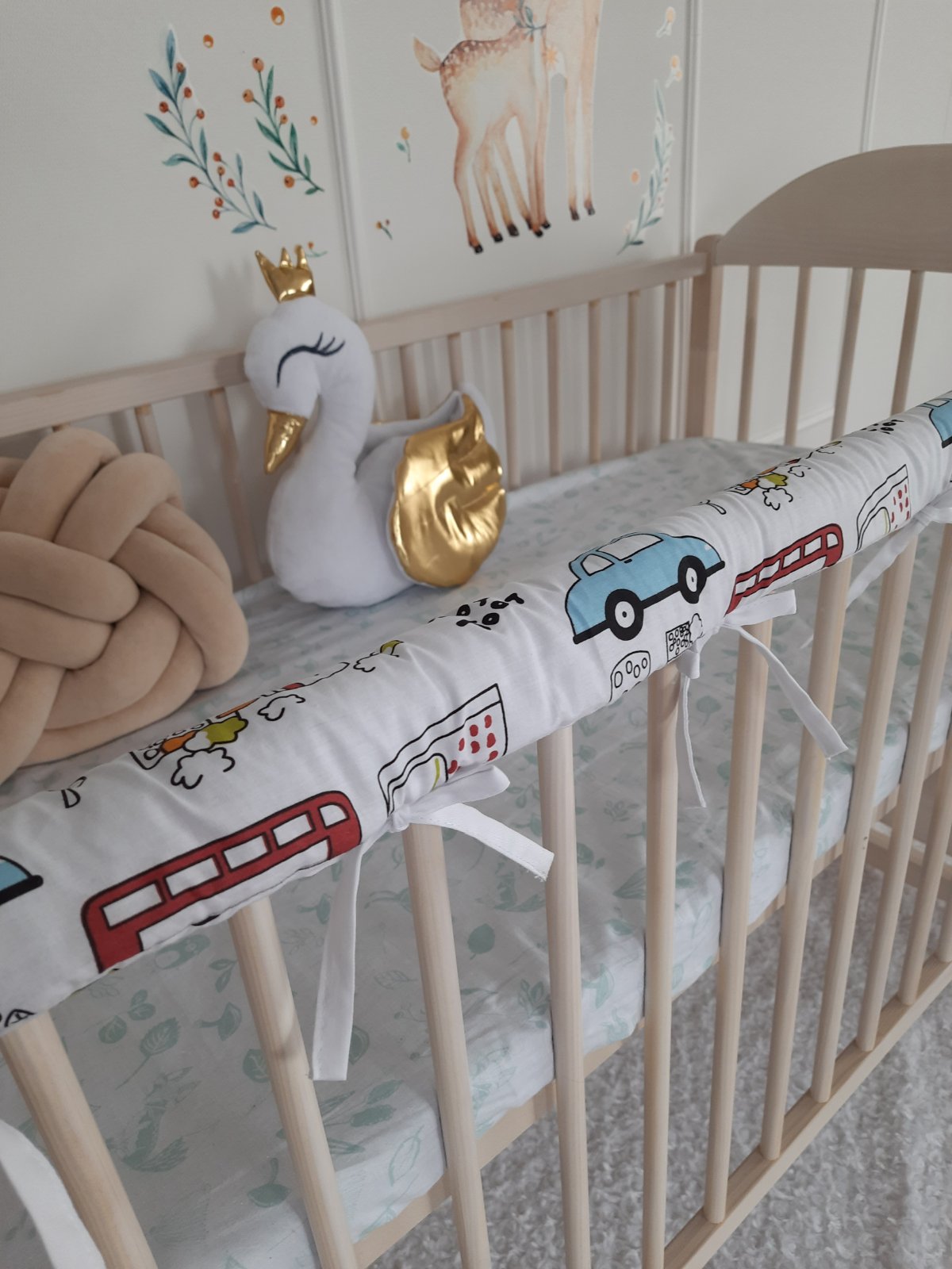 Cotton Rail Cover: Protect Your Baby's Crib in Style