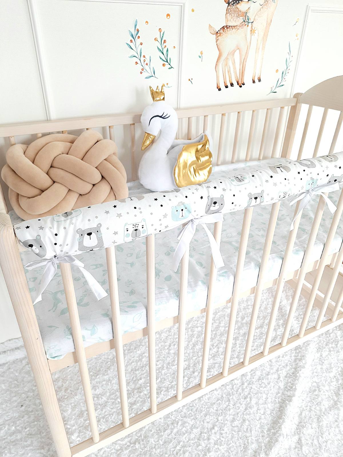 Cotton Rail Cover: Protect Your Baby's Crib in Style