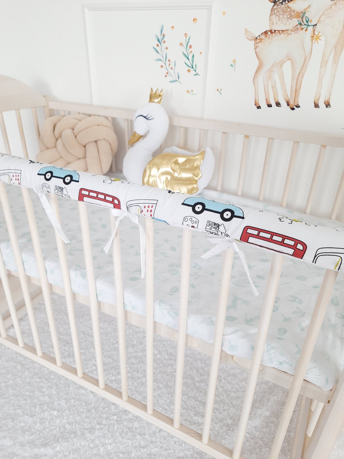 Cotton Rail Cover: Protect Your Baby's Crib in Style