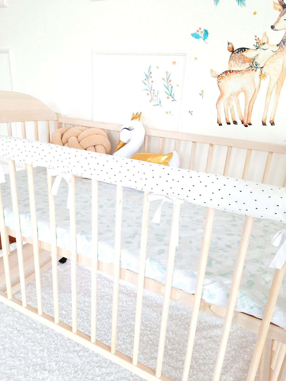 Cotton Rail Cover: Protect Your Baby's Crib in Style