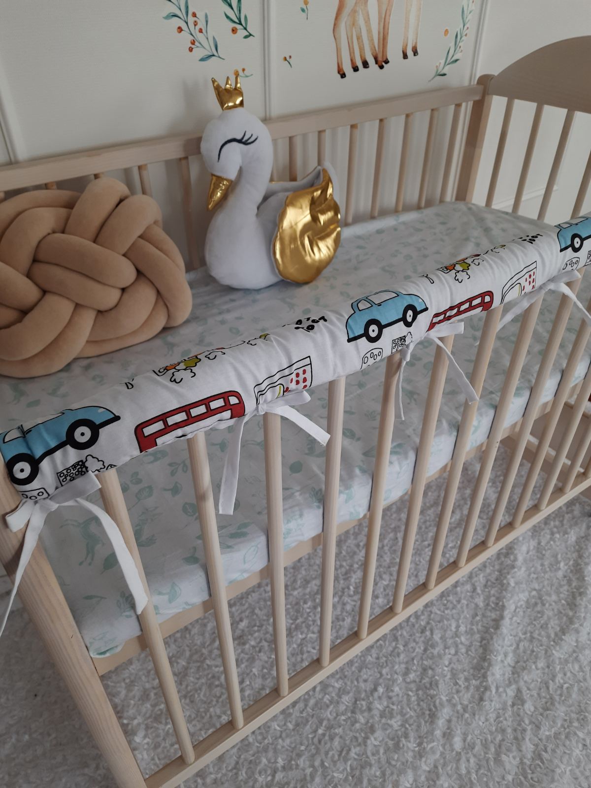 Cotton Rail Cover: Protect Your Baby's Crib in Style