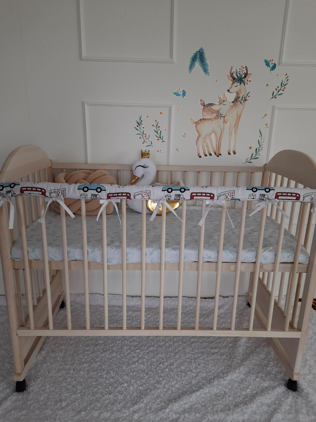 Cotton Rail Cover: Protect Your Baby's Crib in Style