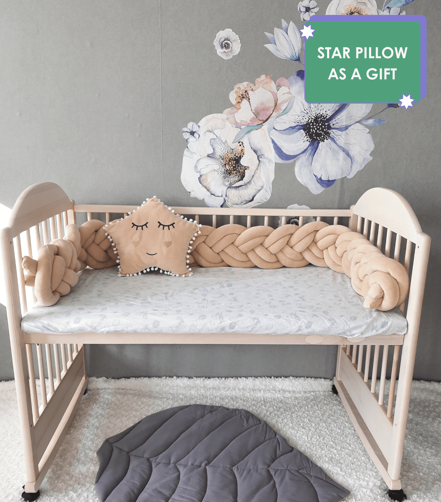 Braided crib bumpers online