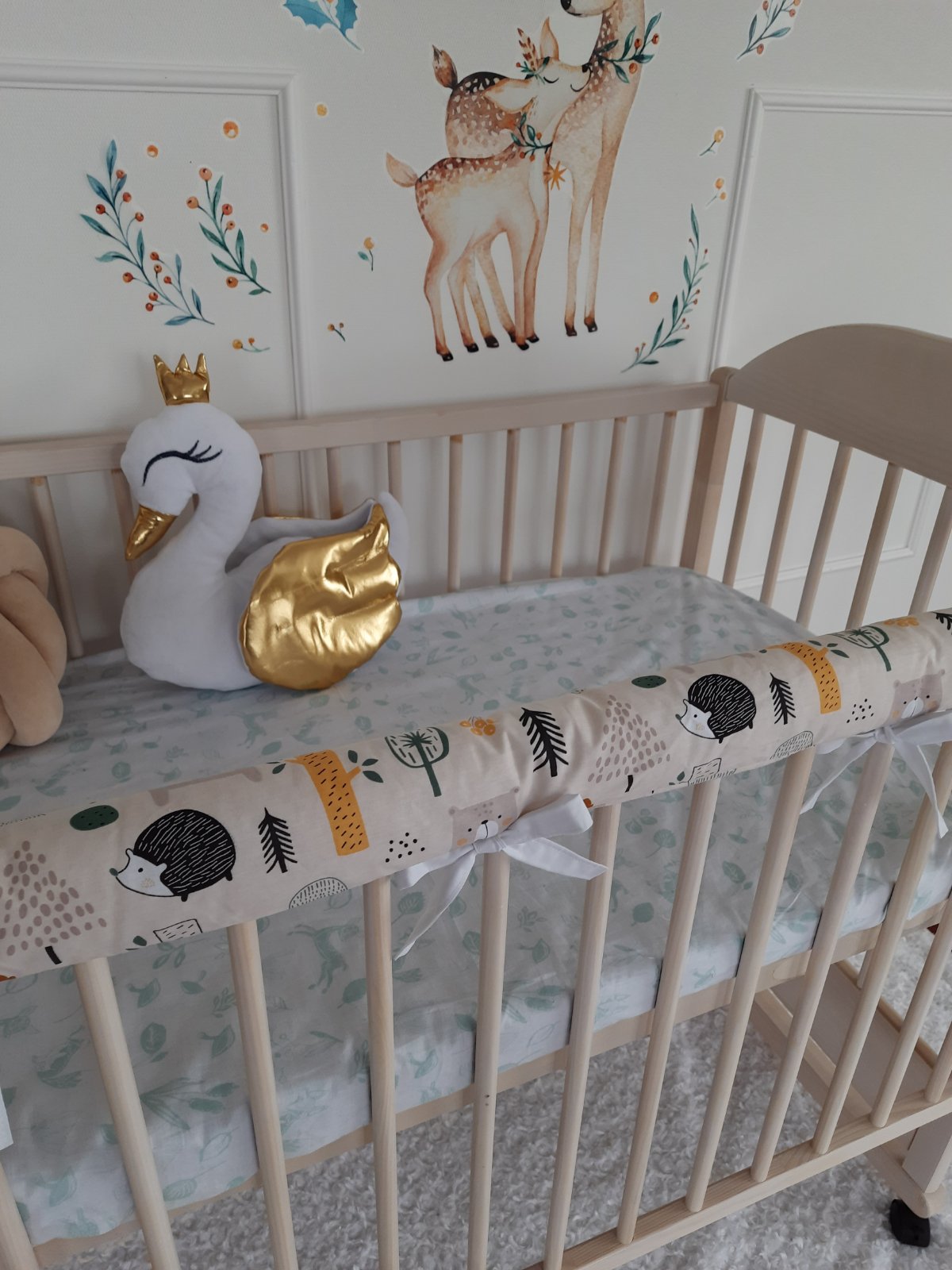 Cotton Rail Cover: Protect Your Baby's Crib in Style