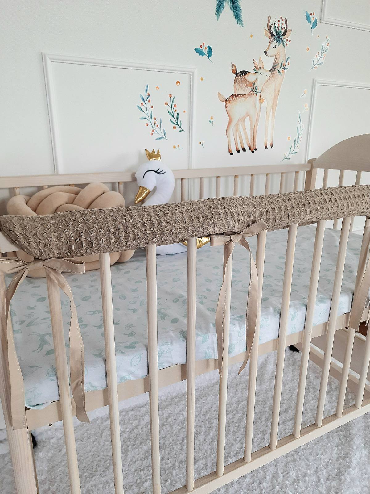 Cotton Rail Cover: Protect Your Baby's Crib in Style