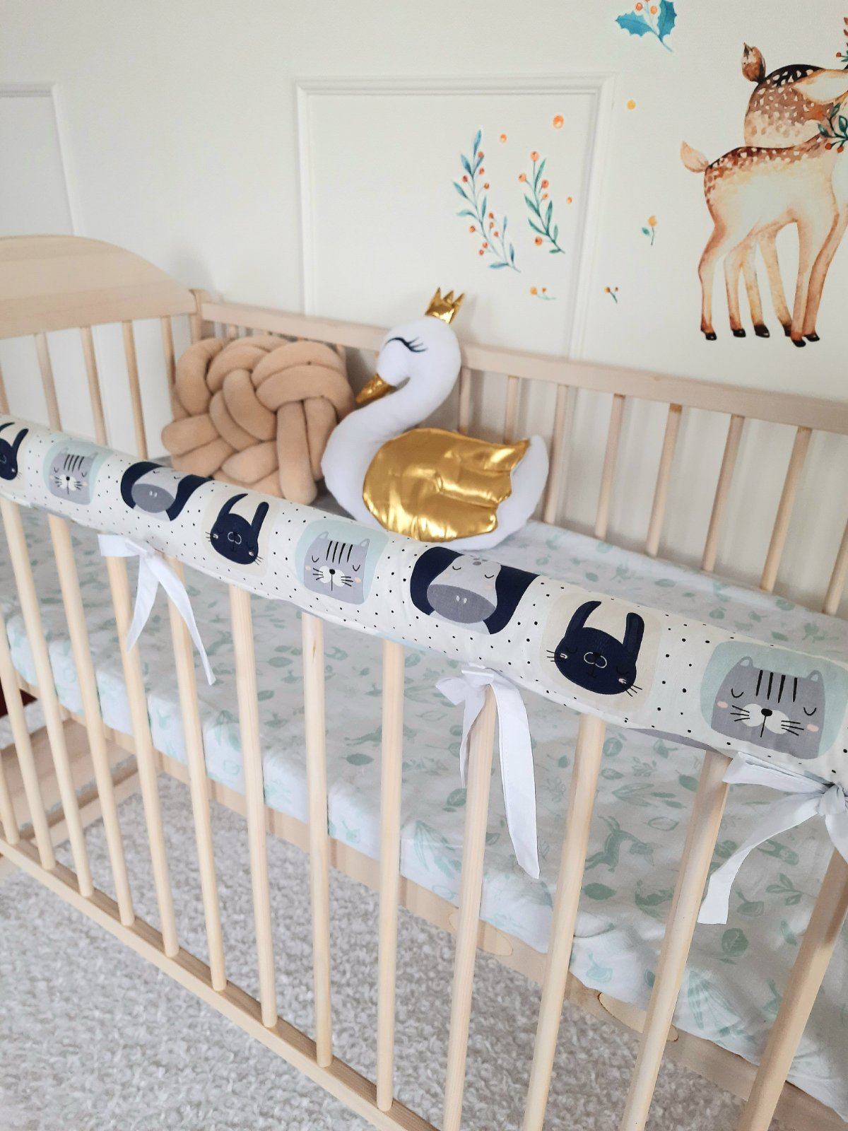 Cotton Rail Cover: Protect Your Baby's Crib in Style