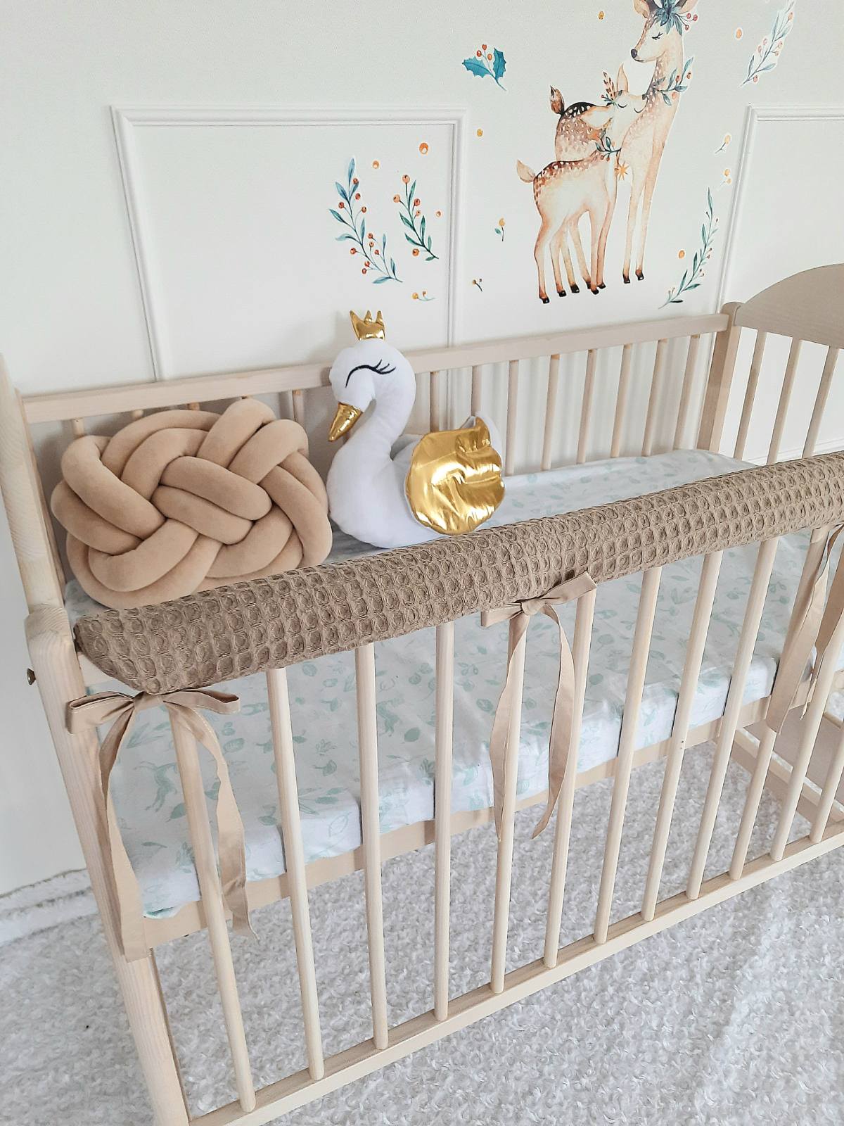 Cotton Rail Cover: Protect Your Baby's Crib in Style