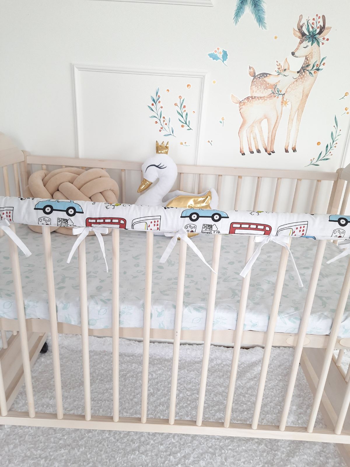 Cotton Rail Cover: Protect Your Baby's Crib in Style