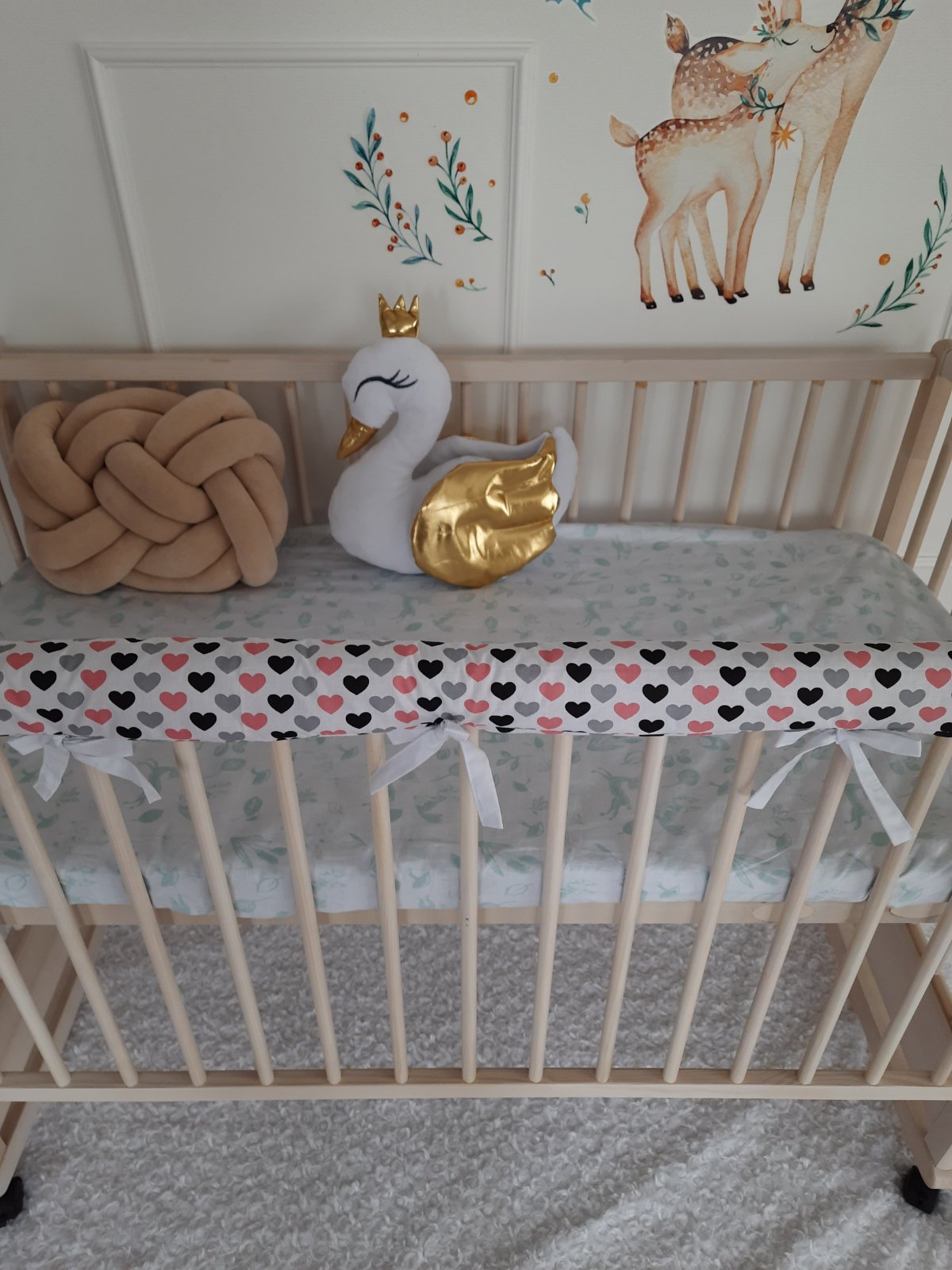 Crib Rail Cover | Cotton Rail Cover | Allbright Kids