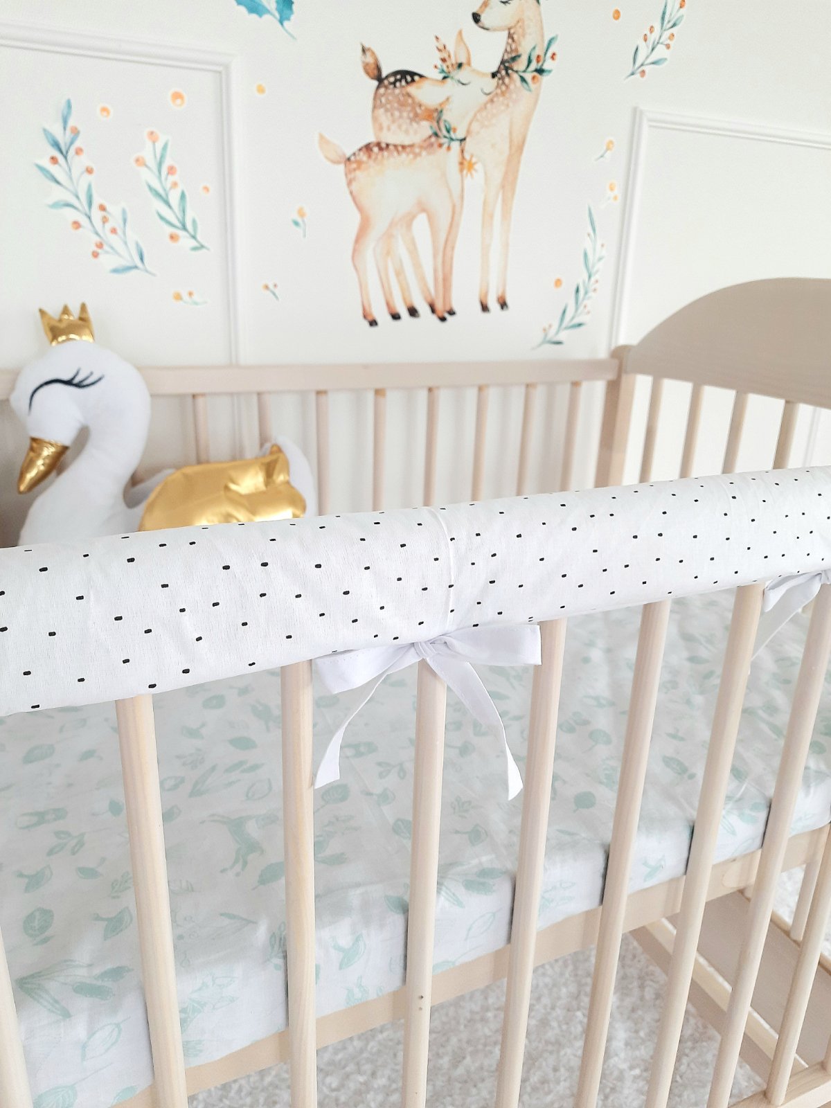 Cotton Rail Cover: Protect Your Baby's Crib in Style
