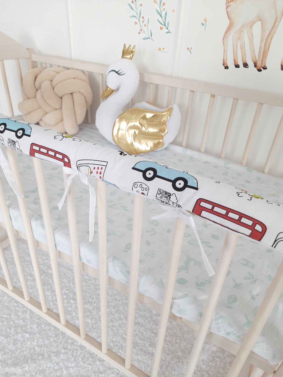 Cotton Rail Cover: Protect Your Baby's Crib in Style