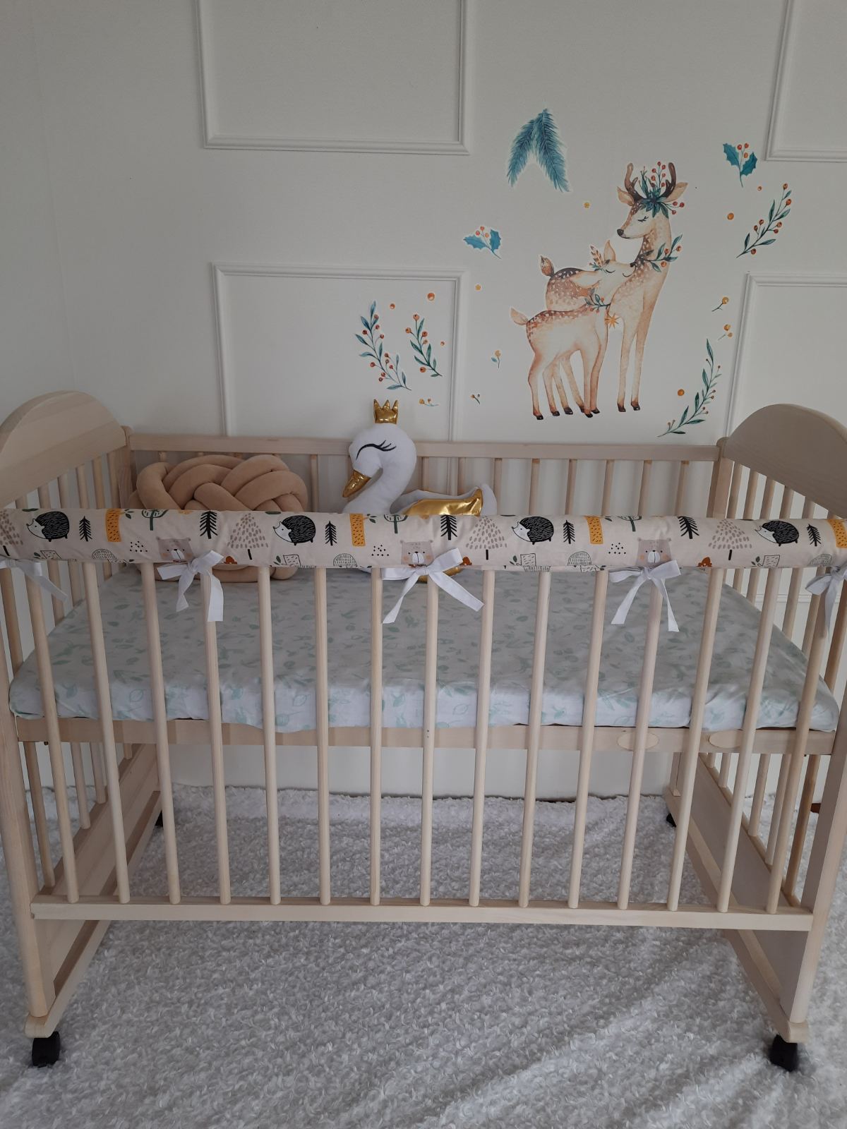 Cotton Rail Cover: Protect Your Baby's Crib in Style