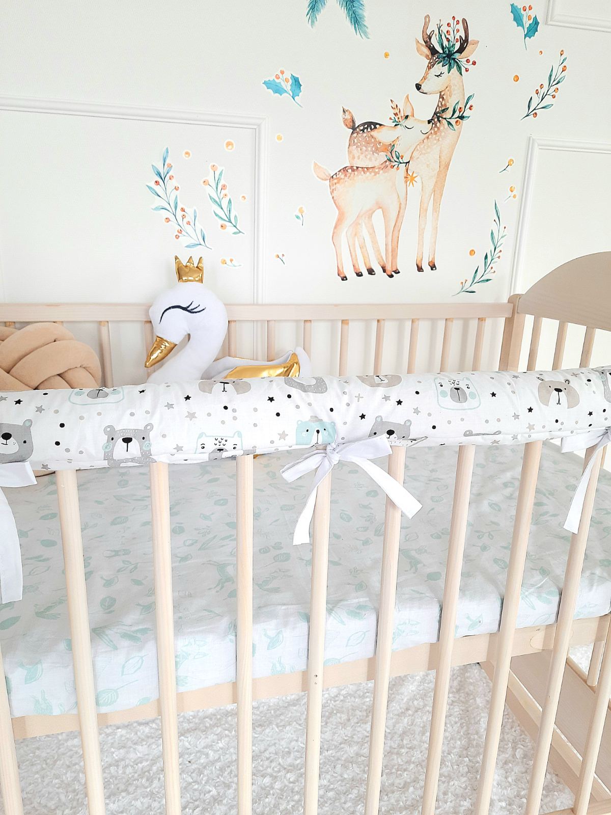 Cotton Rail Cover: Protect Your Baby's Crib in Style