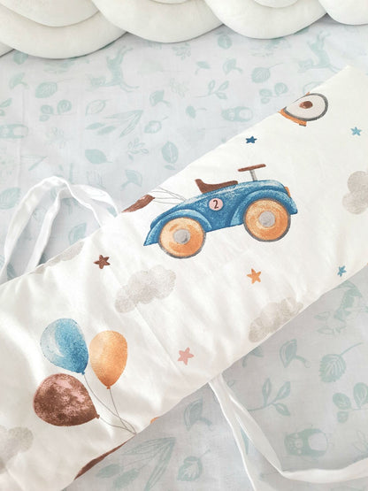 Cotton Rail Cover: Protect Your Baby's Crib in Style - Car print