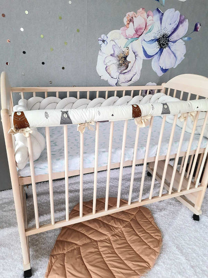 Cotton Rail Cover: Protect Your Baby's Crib in Style - Bears