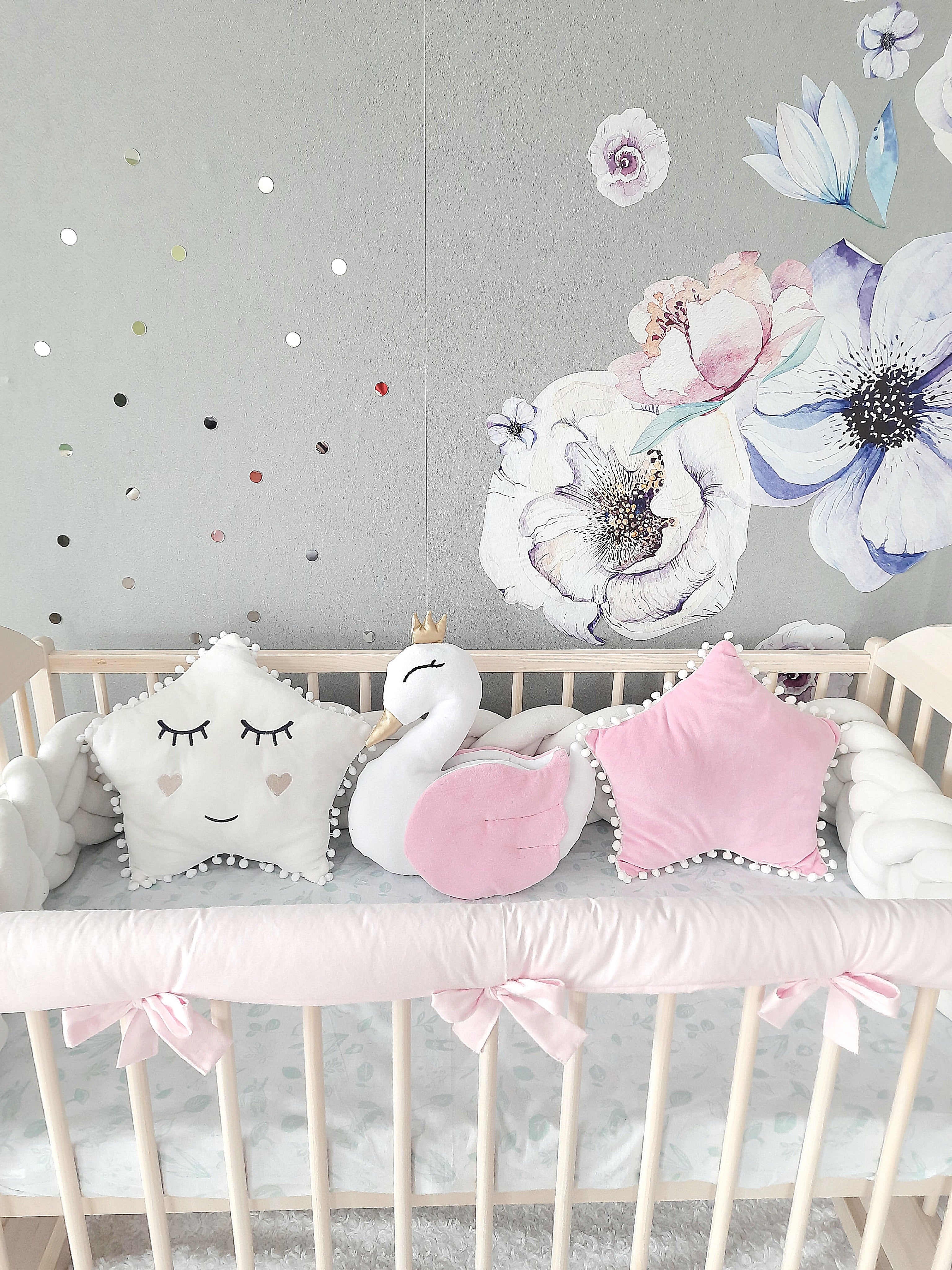 Cotton Rail Cover: Protect Your Baby's Crib in Style - Solid colors