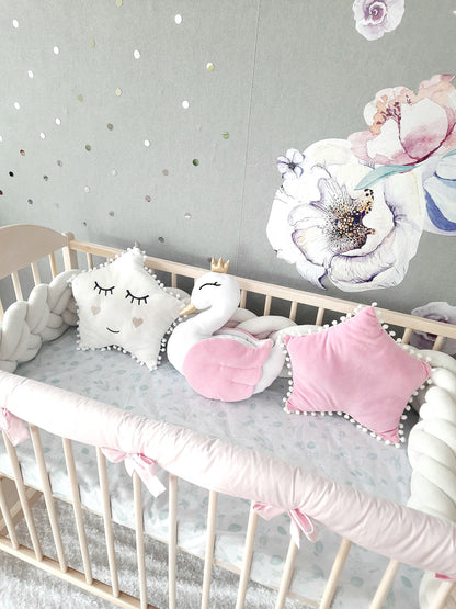 Cotton Rail Cover: Protect Your Baby's Crib in Style - Solid colors