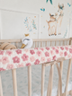 Cotton Rail Cover: Protect Your Baby's Crib in Style Sherpa Pink