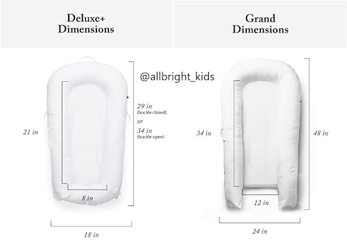 DockATot Replacement Parts Kit – Cover, Pad & Tube, Compatible with DockATot Deluxe+ & Grand Lounger