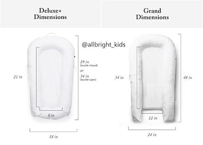 DockATot Replacement Parts Kit – Cover, Pad & Tube, Compatible with DockATot Deluxe+ & Grand Lounger
