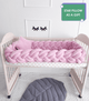 Pink Braided Crib