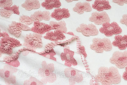 Cotton Rail Cover: Protect Your Baby's Crib in Style Sherpa Pink
