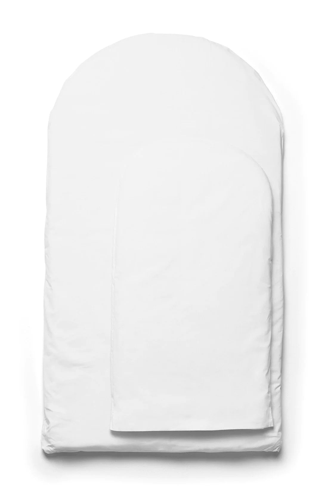 Dock A Tot replacement pad deluxe+ grand, white color, top view