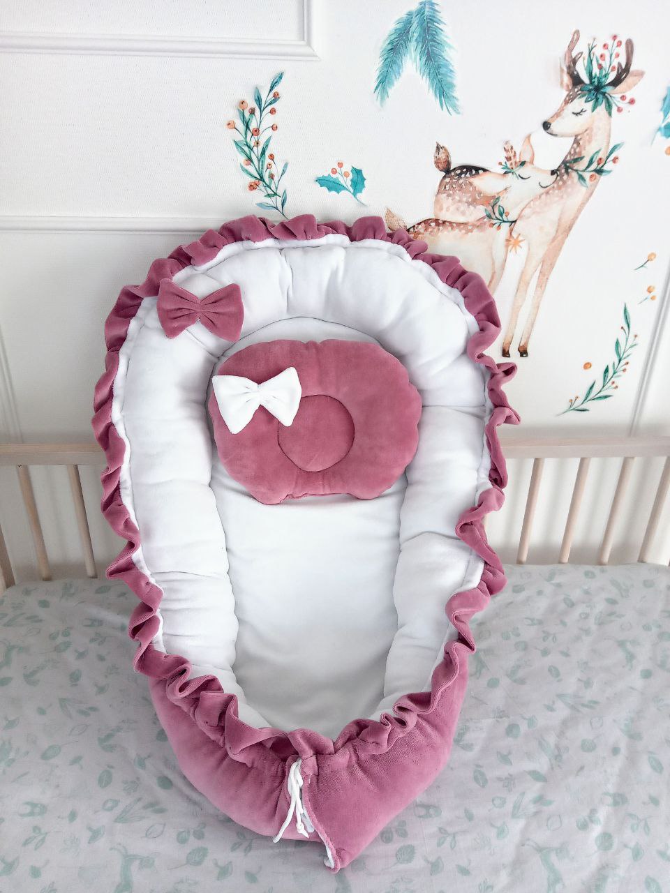 Baby Nest for Newborn. Velour BabyNest