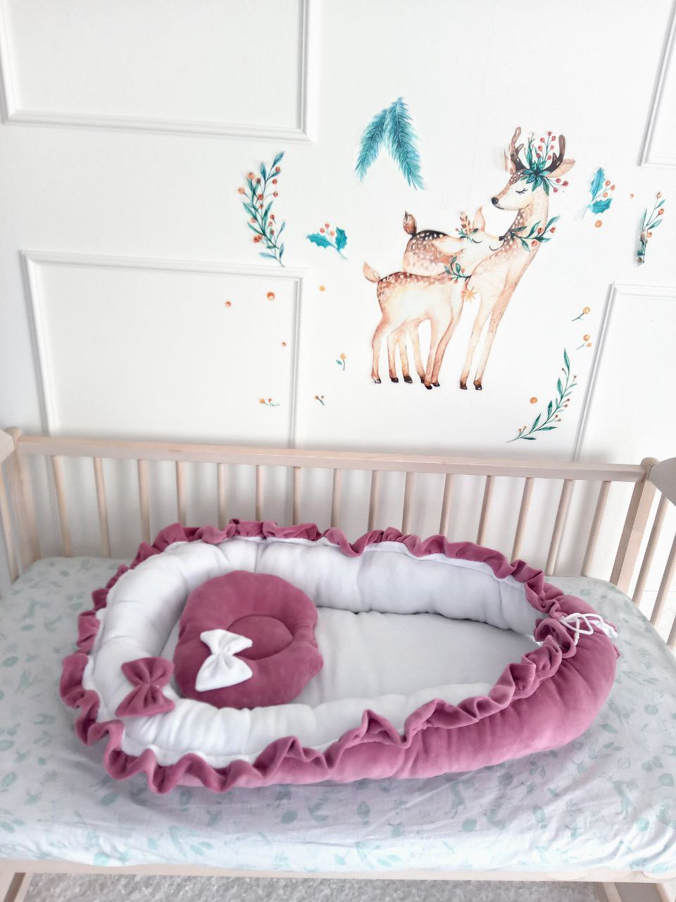 Baby Nest for Newborn. Velour BabyNest