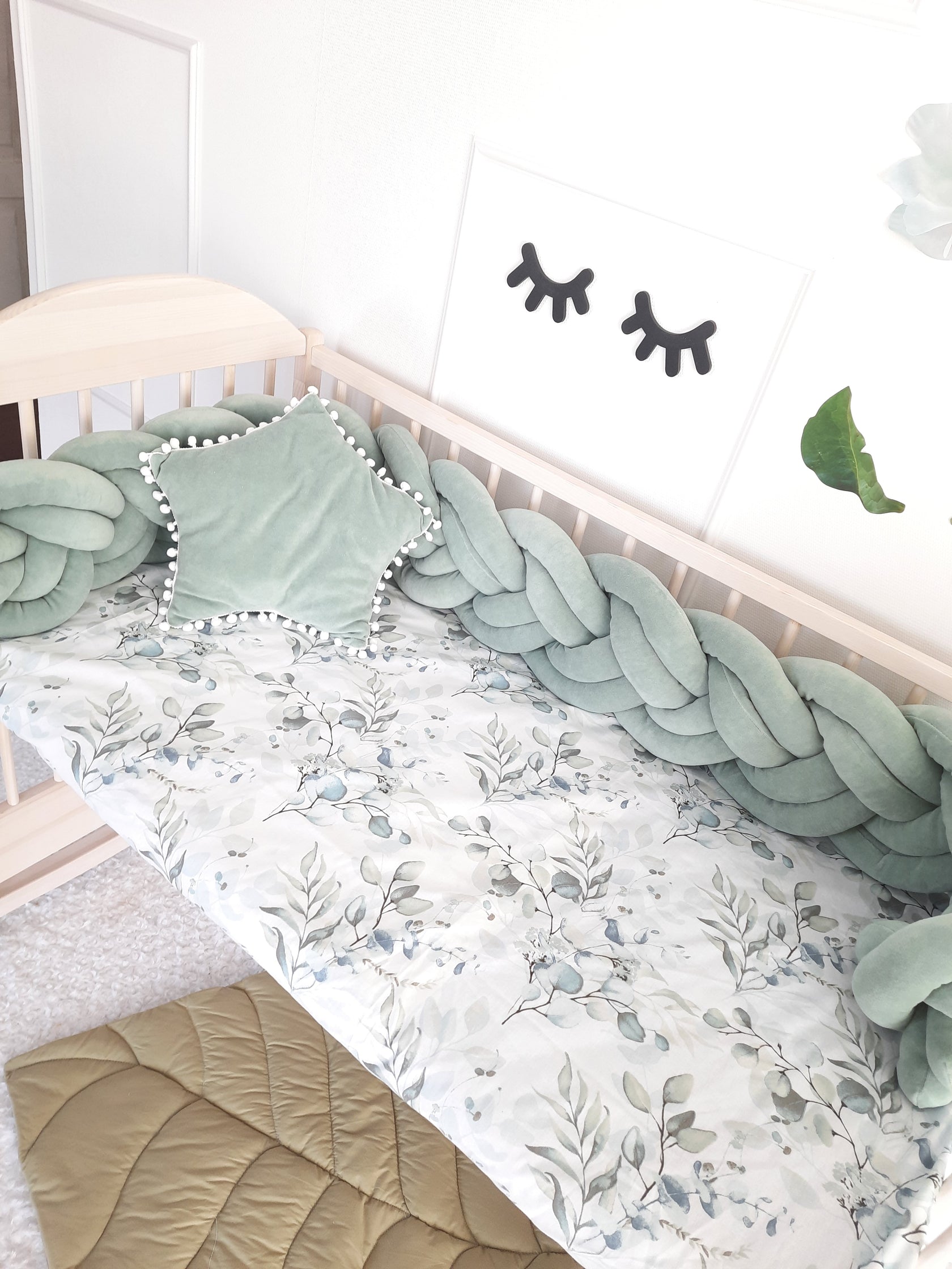 Diy Braided Crib Bumper Braided Bumper Allbright Kids