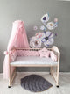 Canopy Bed tulle for nursery. Pom Pom canopy