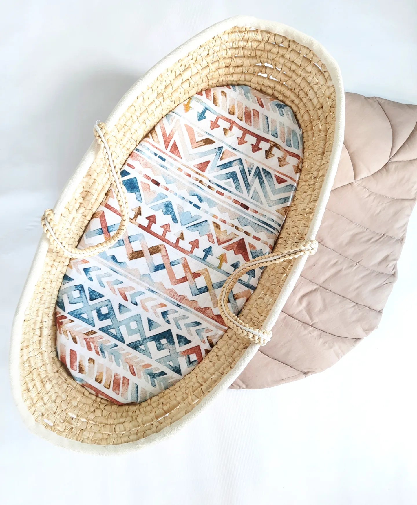 Moses basket fitted sheet