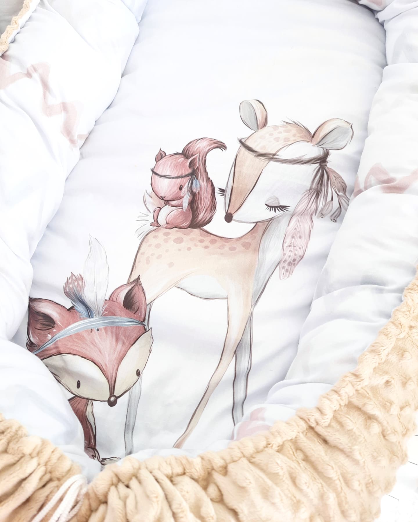Animal Print Baby Nest