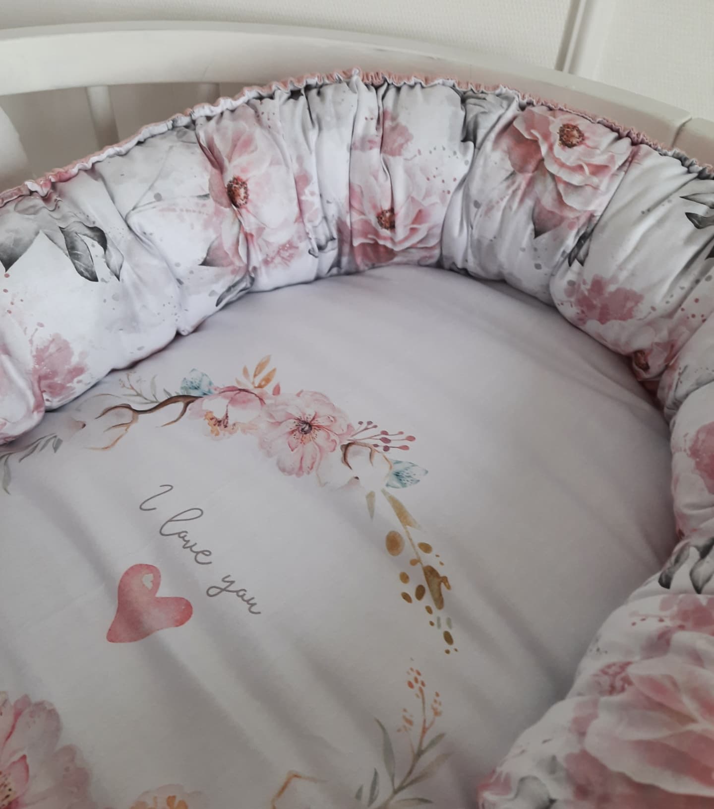 Floral Baby Nest, Baby Nest Bed