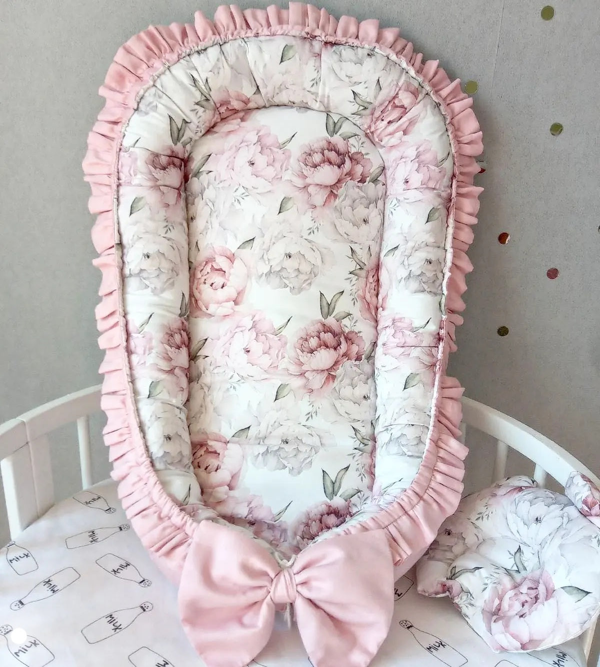 Floral Baby Nest, Baby Nest Bed